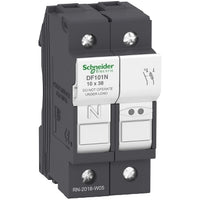 DF101N | Fuse carrier TeSys DF, 1P+N 32A, fuse size 10 x 38 mm | Square D by Schneider Electric