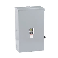 DTU224NRB | Safety switch, double throw, non fusible, 200A, 240 VAC/250 VDC, 2 poles, 15 hp, neutral, NEMA 3R, bolt on | Square D by Schneider Electric
