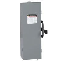 DT361RB | Safety switch, double throw, fusible, 30A, 600VAC/VDC, 3 poles, 20hp, NEMA 3R, bolt on provision | Square D by Schneider Electric