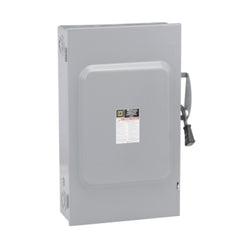 Square D DU324 Single Throw Safety Switch, GD, 240V, 200A, 3P, NEMA 1  | Blackhawk Supply
