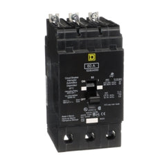 Square D EDB34060 Miniature Circuit Breaker, 60A, 3-Pole, 480Y/277V AC, 18/25kA, Bolt-on Mount  | Blackhawk Supply