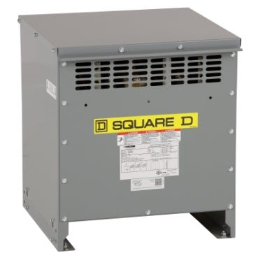 Square D EXN15T3H Low voltage transformer, DOE 2016, dry type, 3 phase, 15kVA, 480V pri, 208Y/120 sec, Al, 150C rise, Type 2  | Blackhawk Supply