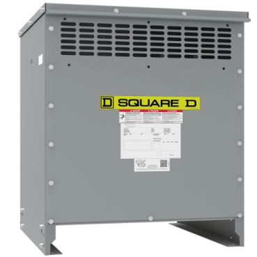 Square D EXN45T6HCT Low voltage transformer, DOE 2016, dry type, 3 phase, 45kVA, 480V pri, 240V sec, 120CT, Al, 150C rise, Type 2  | Blackhawk Supply