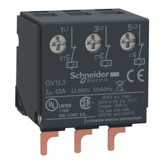 Square D GV1L3 Current limiter, TeSys Deca, 32A/690V, activation 1.5kA, Iq 100kA@400V, device mounting  | Blackhawk Supply