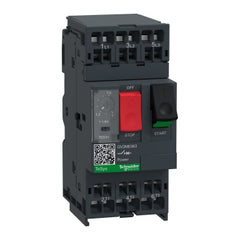 Square D GV2ME063 TeSys GV2 Circuit Breaker, Thermal Magnetic, 3-Pole, 1.6A, 690VAC, Spring Terminals, IP20  | Blackhawk Supply