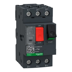 Square D GV2ME076 TeSys GV2 Circuit Breaker, Thermal Magnetic, 3-Pole, 2.5A, 690VAC, Lug-Ring Terminals, IP20 Pack of 24 | Blackhawk Supply