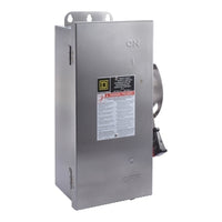 H322NDS | FUSIBLE SWITCH 240V 60A 3P NEMA4 4X 5 SS/WN | Square D by Schneider Electric