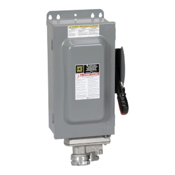 Square D H361AWC SWITCH FUSIBLE HD 30A /CR-HI RECEPTACLE  | Blackhawk Supply