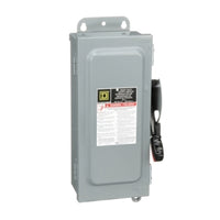 H361AWK | SWITCH FUSIBLE HD 600V 30A 3P NEMA12 | Square D by Schneider Electric