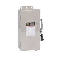 H361DS | SWITCH FUSIBLE HD 30A 3P STAINLESS | Square D by Schneider Electric