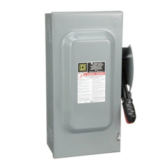 Square D H362N SWITCH FUSIBLE HD 600V 60A 3P NEUTRAL  | Blackhawk Supply