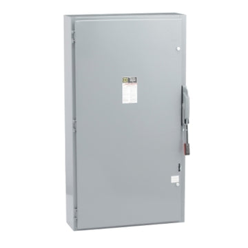Square D H365 Safety switch, heavy duty, fusible, 400A, 3 wire, 3 poles, 250hp, 600VAC/DC, Type 1  | Blackhawk Supply