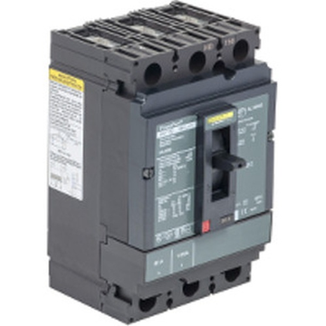 Square D HDL36015 PowerPact H Frame Molded Case Circuit Breaker, Thermal-magnetic, 15A, 3-Poles, 600V, 14kA   | Blackhawk Supply