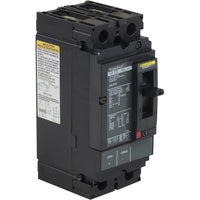 HGL26125 | Circuit breaker, PowerPacT H, 125A, 2 pole, 600VAC, 18kA, lugs, thermal magnetic, 80% | Square D by Schneider Electric