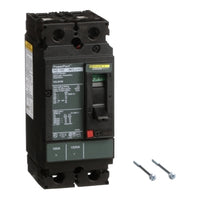 HGL26100 | Circuit breaker, PowerPacT H, 100A, 2 pole, 600VAC, 18kA, lugs, thermal magnetic, 80% | Square D by Schneider Electric