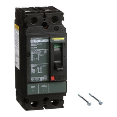 Square D HGL26100 Circuit breaker, PowerPacT H, 100A, 2 pole, 600VAC, 18kA, lugs, thermal magnetic, 80%  | Blackhawk Supply