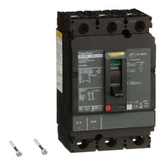 Square D HGL36025 Circuit breaker, PowerPacT H, 25A, 3 pole, 600VAC, 18kA, lugs, thermal magnetic, 80%  | Blackhawk Supply