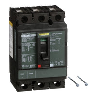 HLL36100 | Circuit breaker, PowerPacT H, 100A, 3 pole, 600VAC, 50kA, lugs, thermal magnetic, 80% | Square D by Schneider Electric