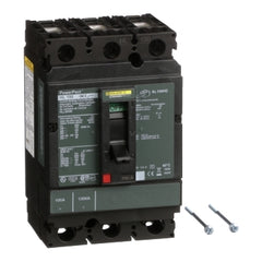 Square D HLL36100 Circuit breaker, PowerPacT H, 100A, 3 pole, 600VAC, 50kA, lugs, thermal magnetic, 80%  | Blackhawk Supply
