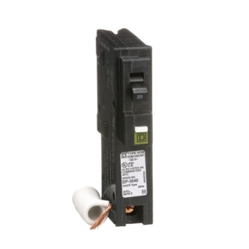 Square D HOM120CAFI MINIATURE CIRCUIT BREAKER 120V 20A  | Blackhawk Supply