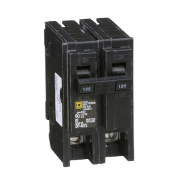 Square D HOM2125 MINIATURE CIRCUIT BREAKER ,2P, 120/240V 125A  | Blackhawk Supply