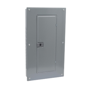 Square D HOM2448L125PQGC Load center, Homeline, 1 phase, 24 spaces, 48 circuits, 125A convertible main lugs, PoN, NEMA1, Qwik-grip, grnd bar  | Blackhawk Supply