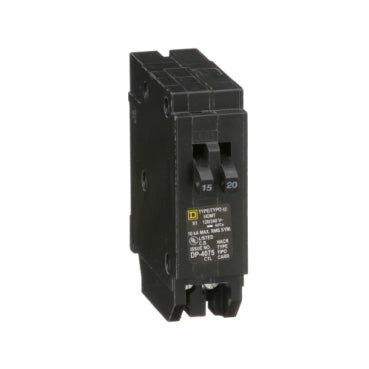 Square D HOMT1520 MINIATURE CIRCUIT BREAKER, 1P, 120/240V 20A  | Blackhawk Supply