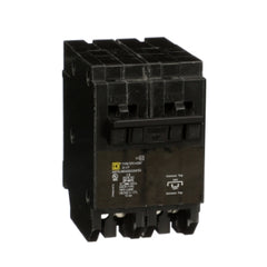 Square D HOMT215220 Quad tandem mini circuit breaker, Homeline, 1 x 2 pole at 15A, 1 x 2 pole at 20A, 120/240 VAC, 10 kA AIR, plug in mount  | Blackhawk Supply