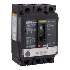 Square D HRL36100U31X Circuit breaker, PowerPacT H, 100A, 3 pole, 600VAC, 100kA, lugs, Micrologic 3.2, 80%  | Blackhawk Supply