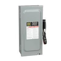 HU361 | SWITCH NOT FUSIBLE HD 600V 30A 3P NEMA1 | Square D by Schneider Electric