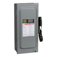 HU361EI | Disconnect Switch, Non Fusible, 30A, 3-Pole, 1 NO/1 NC, NEMA 1 | Square D by Schneider Electric