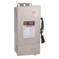 HU361SS | HEAVY DUTY SAFETY SWITCH UNFUSED HD 30A 3P NEMA 4 4X 5 316 S | Square D by Schneider Electric