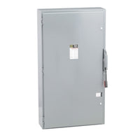 HU365 | Safety switch, heavy duty, non fusible, 400A, 3 wire, 3 poles, 350hp, 600VAC/DC, Type 1 | Square D by Schneider Electric