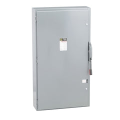 Square D HU365 Safety switch, heavy duty, non fusible, 400A, 3 wire, 3 poles, 350hp, 600VAC/DC, Type 1  | Blackhawk Supply