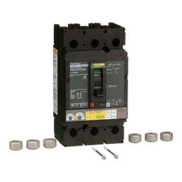 Square D JJL36250M75 PowerPact J-Frame motor protector, 250 A, 3P, 25 kA at 600 VAC  | Blackhawk Supply