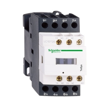Square D LC1D098BL TeSys D contactor, 4P(2 NO + 2 NC), AC-1, <= 440 V 20 A, 24 V DC coil  | Blackhawk Supply