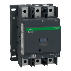 Square D LC1D1156B7 TeSys D contactor - 3P(3 NO) - AC-3 - <= 440 V 115 A - 24 V AC 50/60 Hz coil  | Blackhawk Supply