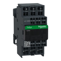 LC1D253F7 | IEC contactor, TeSys Deca, nonreversing, 25A, 15HP at 480VAC, 3 phase, 3 pole, 3 NO, 110VAC 50/60Hz coil, open style | Square D by Schneider Electric
