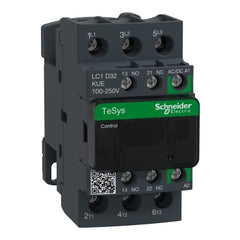 Square D LC1D32KUE TeSys D contactor 3P 32A AC-3 up to 440V coil 100-250V AC/DC  | Blackhawk Supply