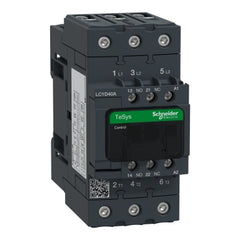 Square D LC1D40AT7 TeSys D Contactor, 3-Poles (3 NO), 40A, 480V AC Coil, Non-Reversing  | Blackhawk Supply