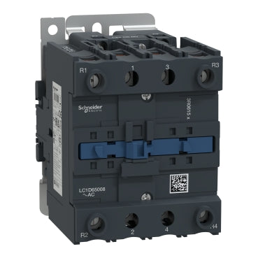 Square D LC1D65008G6 TeSys D contactor, 4P(2 NO + 2 NC), AC-1, <= 440 V 80 A, 120 V AC 60 Hz coil  | Blackhawk Supply