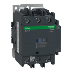 Square D LC1D80M7 IEC contactor, TeSys Deca, nonreversing, 80A, 60HP at 480VAC, up to 100kA SCCR, 3 phase, 3 NO, 220VAC 50/60Hz coil, open  | Blackhawk Supply