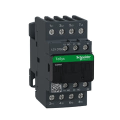Square D LC1DT32G7 TeSys D contactor, 4P(4 NO), AC-1, <= 440 V, 32 A, 120 V AC 50/60 Hz coil  | Blackhawk Supply
