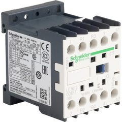 Square D LC1K12008F7S17 IEC contactor, TeSys K, nonreversing, 20A, 4 pole, 2 NO and 2 NC, 110VAC 50/60Hz coil, open style  | Blackhawk Supply