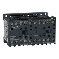 LC2K0601B7 | Reversing contactor, TeSys K, 3P, AC-3, lt or eq to 440V 6A, 1 NC, 24VAC coil | Square D by Schneider Electric