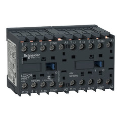 Square D LC2K09015F7 Reversing contactor, TeSys K, 3P, AC-3, lt or eq to 440V 9A, 1 NC, 110VAC coil  | Blackhawk Supply