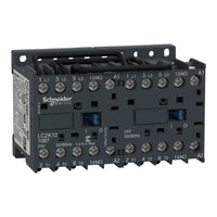 LC2K1210G7 | Reversing contactor, TeSys K, 3P, AC-3, lt or eq to 440V 12 A, 1 NO, 120VAC coil | Square D by Schneider Electric