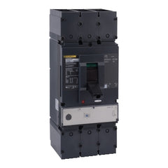 Square D LGL37035D29 Circuit breaker, PowerPacT L, 350A, 3 pole, 500VDC, 20kA, lugs, thermal magnetic, 80%  | Blackhawk Supply