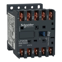 LP4K090087BW3 | Contactor, TeSys K, 4P, 2 NO + 2 NC, AC-1, lt or eq to 440V, 20A, 24VDC coil | Square D by Schneider Electric