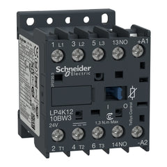 Square D LP4K1210BW3 TeSys K Contactor, 3-Poles (3 NO), 12A, 24 DC Coil, Reversing  | Blackhawk Supply